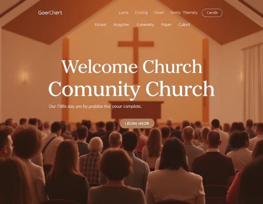 Grace Community Church concept website design