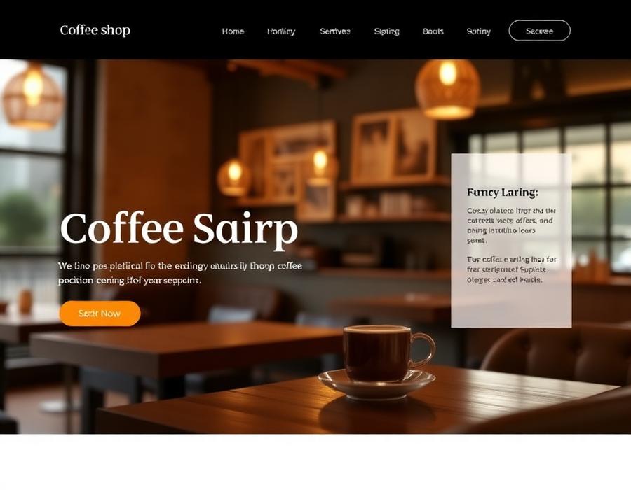 Brew & Bean concept website design